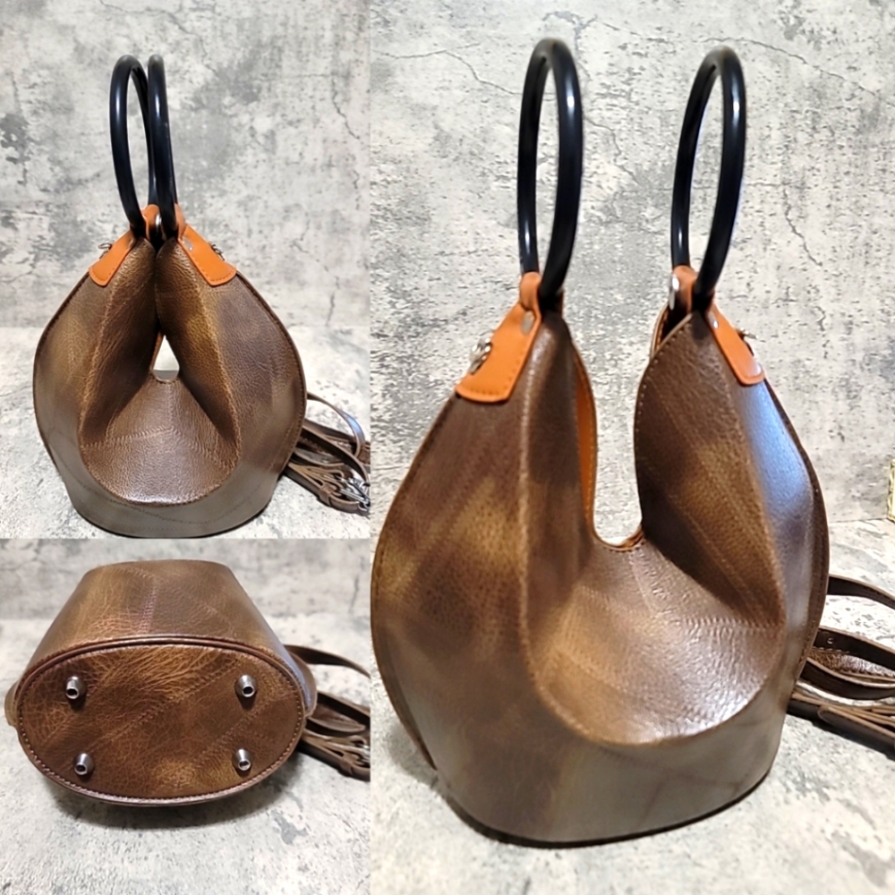 Mini Ring Handle Bucket Bag